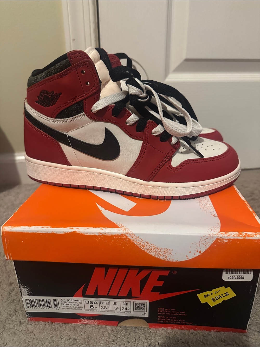 Jordan 1s WORN ONCE